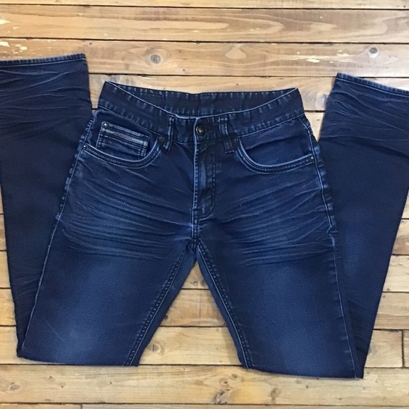 BUFFALO men dark blue jeans size 28 - Picture 1 of 12